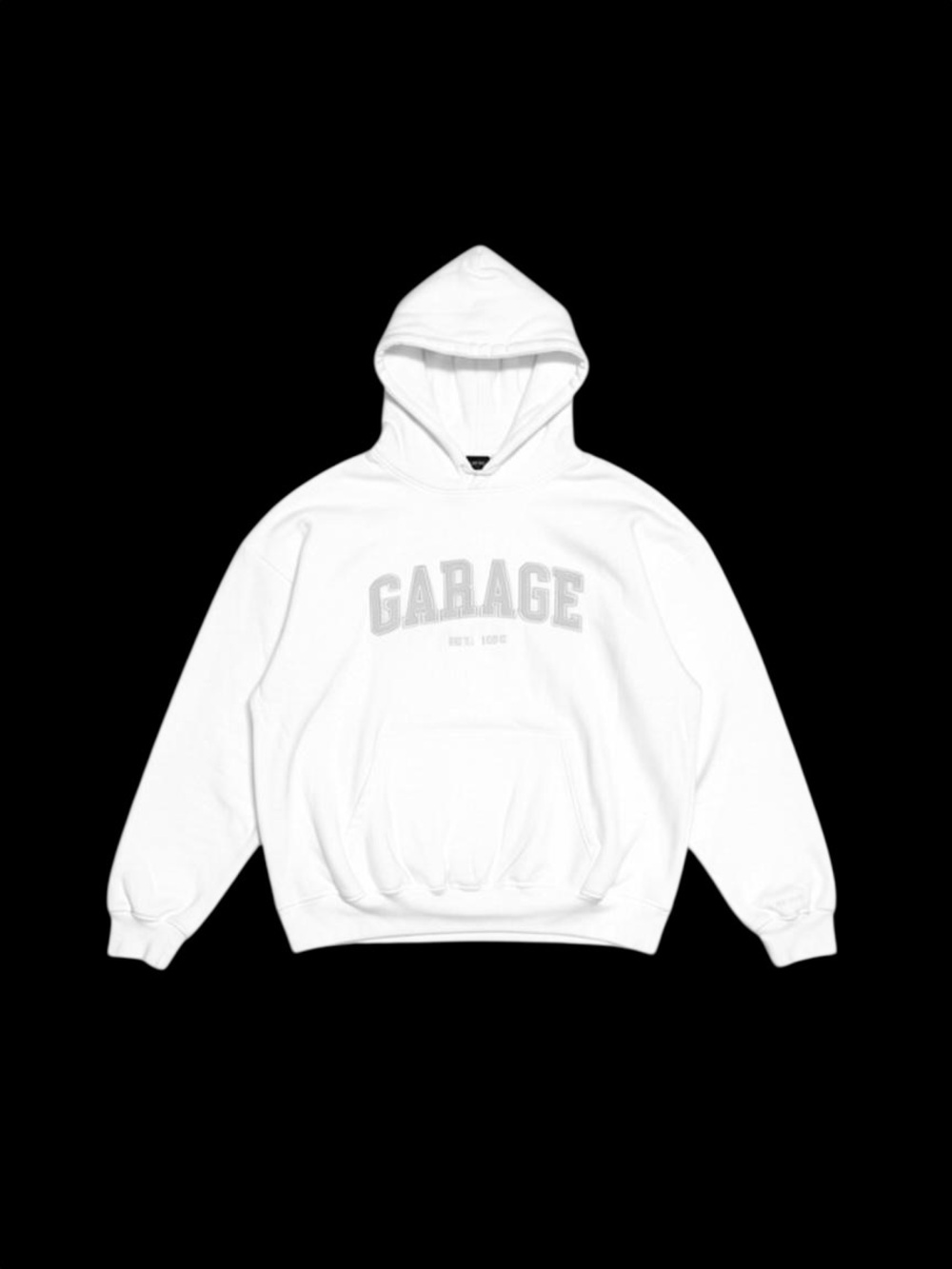 Garage White Women’s Hooded Sweatshirt